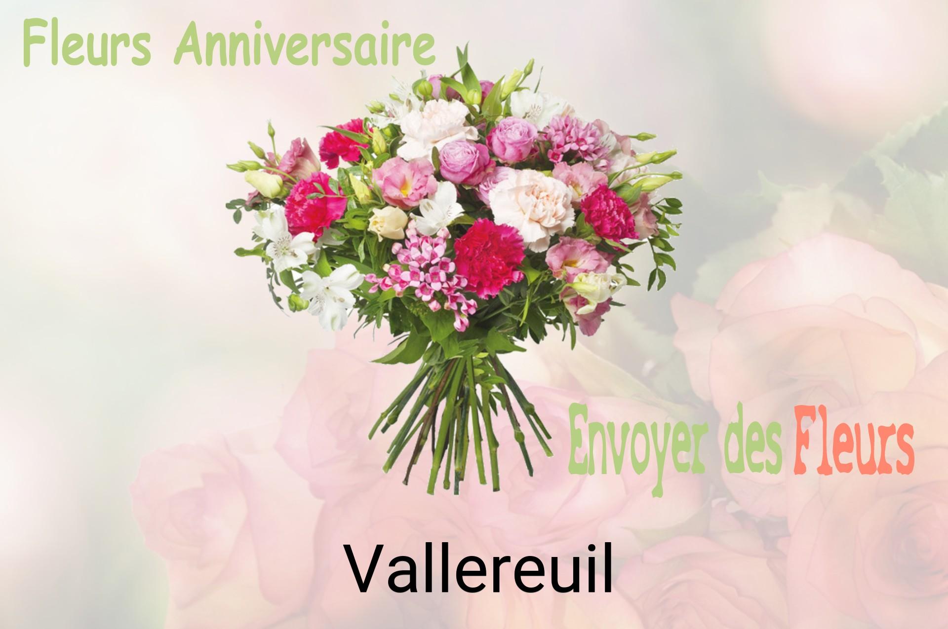 Bouquet de fleurs d’anniversaire livré à Vallereuil
