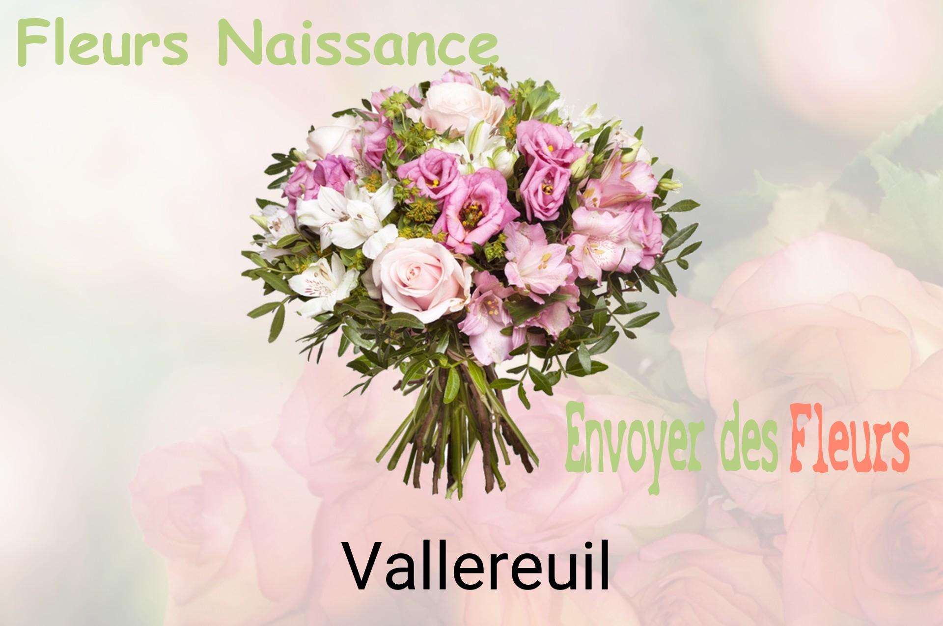 Bouquet de fleurs de naissance livré à Vallereuil